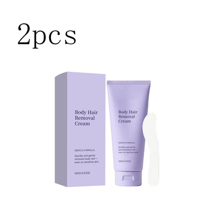 Body Hair Removal Cream - Gentle and Fast Hair Removal, Odorless, Daily Body Care, Portable Hair Removal Cream