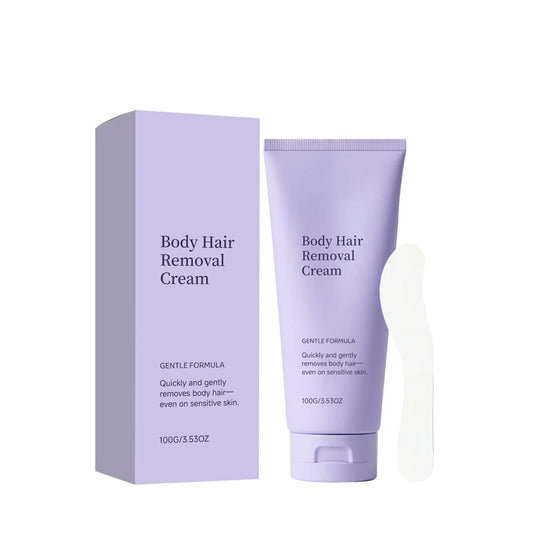 Body Hair Removal Cream - Gentle and Fast Hair Removal, Odorless, Daily Body Care, Portable Hair Removal Cream